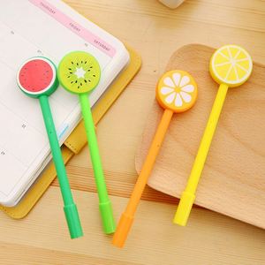 Fruit-shaped Plastic Gel <b>Pen</b> with Customized Colors Blue Logo Promotional Advertising Gift <b>Pens</b> for Children Wholesale Events - Product Image 3