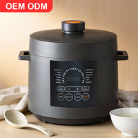 Cuisinières électriques à pression intelligentes numériques 5L 6L 8L multifonctions avec cuve intérieure en acier inoxydable professionnelles