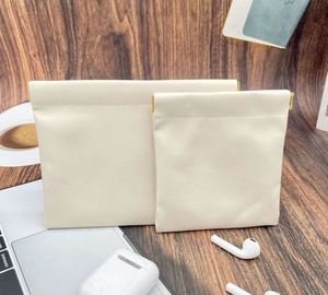 Custom Logo Printed Square PU Leather Jewelry Storage <b>Bag</b> for Household Use Fashionable Convenient Portable - Product Image 4