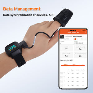 Jam Tangan Pintar Yonker <span class=keywords><strong>Oximeter</strong></span> Tipe Pinggang, <span class=keywords><strong>Pulse</strong></span> <span class=keywords><strong>Oximeter</strong></span> SpO2 PI, Manajemen Data, Baterai Lithium Terintegrasi untuk Deteksi Kontinu - Product Image 2