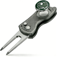 Outil de réparation de divots pour cigares, personnalisé, en aluminium, usiné CNC, avec code couleur cuivre, porte-tee de luxe, modèle Chubse butterfly