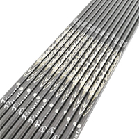 Flèches en carbone pour tir à l'arc ID4.2/6.2mm 30/32 pouces, Spine300-1000, pour arc composé et arc recurve, chasse et tir