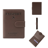 Tempat kartu pendek Folder baru dompet wanita Baellerry dompet Travel tempat paspor
