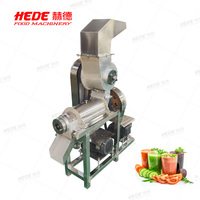 Extracteur de jus de fruits multifonctionnel industriel robuste en acier inoxydable avec moteur de 2,2 kW et capacité de 500 kg/h