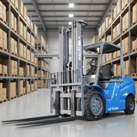 Forklift Listrik Liftron CPD30L 3000kg 3 Ton dengan Stabilitas Beban Jarak Sumbu Roda Panjang untuk Penanganan Material di Area Precast