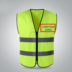 Trẻ Em Và Người Lớn Cá Nhân Thiết Bị Bảo Vệ Phản Xạ Vest An Toàn Vest Dây Kéo Phía Trước 100% Polyester Lưới Vải Quần Áo - Product Image 6