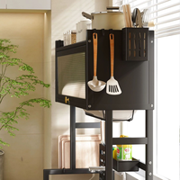 Étagère de Rangement Murale Polyvalente en Acier Inoxydable pour Ustensiles de Cuisine, Vaisselle, Bols, Assiettes, Casseroles et Évier