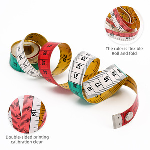 เทปวัดตัวแบบพกพา สีสันสดใส ขนาด 150 ซม. สำหรับงานเย็บปักถักร้อย  แบบสอง<span class=keywords><strong>ด้า</strong></span>น - Product Image 2