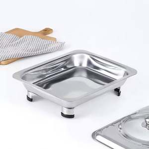 จานอุ่นอาหารของโรงแรมทำจากสเตนเลสสตีลสำหรับร้านอาหารบุฟเฟต์พร้อมฝาปิด - Product Image 5