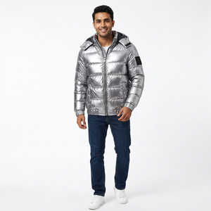 Hombres moda nuevo diseño invierno Puffer brillante chaqueta hombres cálido invierno Puffer chaquetas hombres Puffer chaqueta - Product Image 1