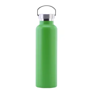 Customized 12/17/20/25/32oz Double Wall Stainless Steel Vacuum Flask Insulated Drink Bottle Thermos Sport Water Bottle With Lid