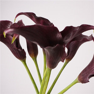 Tulipán de Cala Artificial W-A0206, de una Sola Cara, Tacto Realista, Goma Suave, para Diseño Artístico y Decoración de Bodas - Product Image 5