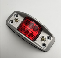 Luz LED Lateral Cromada Ámbar/Roja/Blanca 12V/24V Impermeable para Camión/Remolque, Luz de Gálibo/Trasera/Intermitente, Nueva Condición