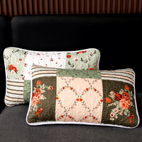 Ensemble de literie personnalisable en 3 pièces, 100% microfibre polyester, style américain, patchwork géométrique, écologique, 200TC