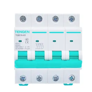 Circuit Breakers Tengen TGB1N-63 1P 2P 3P 4P C6 C10 C16 C20 C25 C32 C40 C50 C63 high quality CHINT