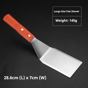 Spatule de cuisson ergonomique inclinée pour une maniabilité aisée sur les plaques de cuisson surpeuplées et pour retourner les aliments délicats en toute douceur - Product Image 1