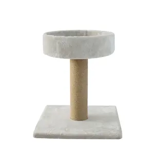 Torre per Gatti da Interno con Tiragraffi Beige, Albero per Arrampicata Felina in Vendita - Product Image 1