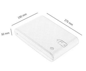 1 pc MOQ Hochs icherheit Finger abdruck elektronische Pistole sicher Metall Schmuck Schließfach - Product Image 2