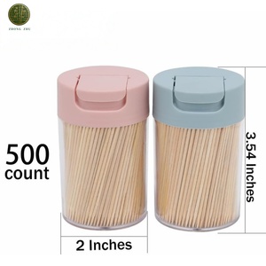 Stuzzicadenti in bambù aromatizzati di alta qualità <span class=keywords><strong>da</strong></span> 65 mm, mini stuzzicadenti in legno monouso personalizzati all'ingrosso - Product Image 2