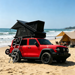 เต็นท์หลังคาแข็งแบบเปลือกหอยสำหรับรถยนต์ 4x4 ขายส่ง เต็นท์หลังคาอลูมิเนียมบางพิเศษสำหรับตั้งแคมป์ - Product Image 3