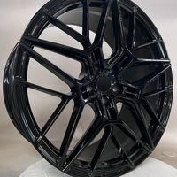 Nouvelles jantes en alliage d'aluminium forgé 6061 T6 Geruida Hyper Black Mesh Design, garantie 6 ans, modèle de modernisation/amélioration S2-00022 18-23