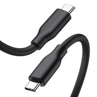Câble Type C 3A pour charge rapide, 0,5 m, câble de charge pour téléphone Type C vers Type C, compatible avec les iPhones 15 Pro Max, Xiomi 17 Pro Max 5G, smartphone