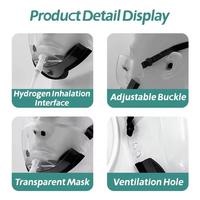 Masque facial absorbant l'hydrogène pour l'absorption d'oxygène et d'hydrogène, spécialement conçu pour les soins de santé et la protection personnelle