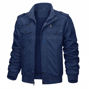 Servicio OEM High Street Style Chaqueta de algodón Cuello alto con patrón de letras Alta calidad Nueva llegada Artículo de venta en línea - Product Image 1