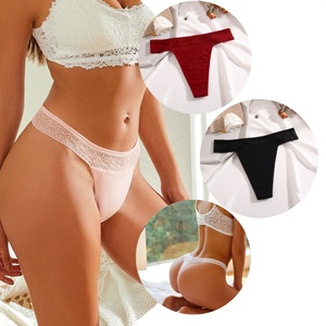Ropa Interior Menstrual Reutilizable Cómoda, Bragas Tipo Tanga Delgadas y Duraderas de <span class=keywords><strong>Tiro</strong></span> <span class=keywords><strong>Bajo</strong></span>, Suaves, Ventiladas, Transpirables, Absorbentes, Talla 4XL, Tejidas - Product Image 1