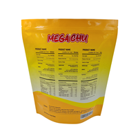 Sac d'emballage en plastique refermable pour bâton de friandises pour chat doypack réutilisable stockage personnalisé des aliments pochette à fermeture éclair debout avec logo
