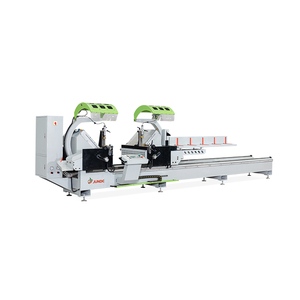 JUNDE Aluminum Profile Window and Door <b>Frame</b> 45° & 90° Cutting Double Head Saw Machine - Product Image 2