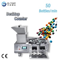 Compteur de bonbons, chocolats, capsules, pilules et comprimés semi-automatique électronique de bureau DTOP