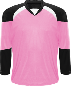 High quality pink custom women ice hockey jersey suit - Product Image 2