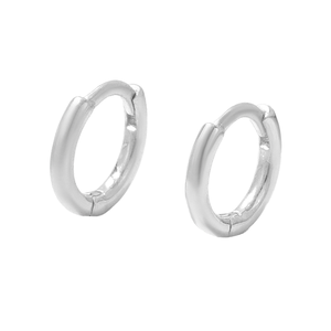 2025 New Hot-Selling Gold Plated 925 Sterling Silver Zircon Women's Stud Hoop <b>Earrings</b> Brushed Plain Niche <b>Fine</b> Jewelry - Product Image 1