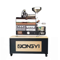 Meja Kerja Dongyi untuk Mesin Pemanggang Kopi 1kg 2kg 3kg dengan Roda yang Dapat Dipindahkan
