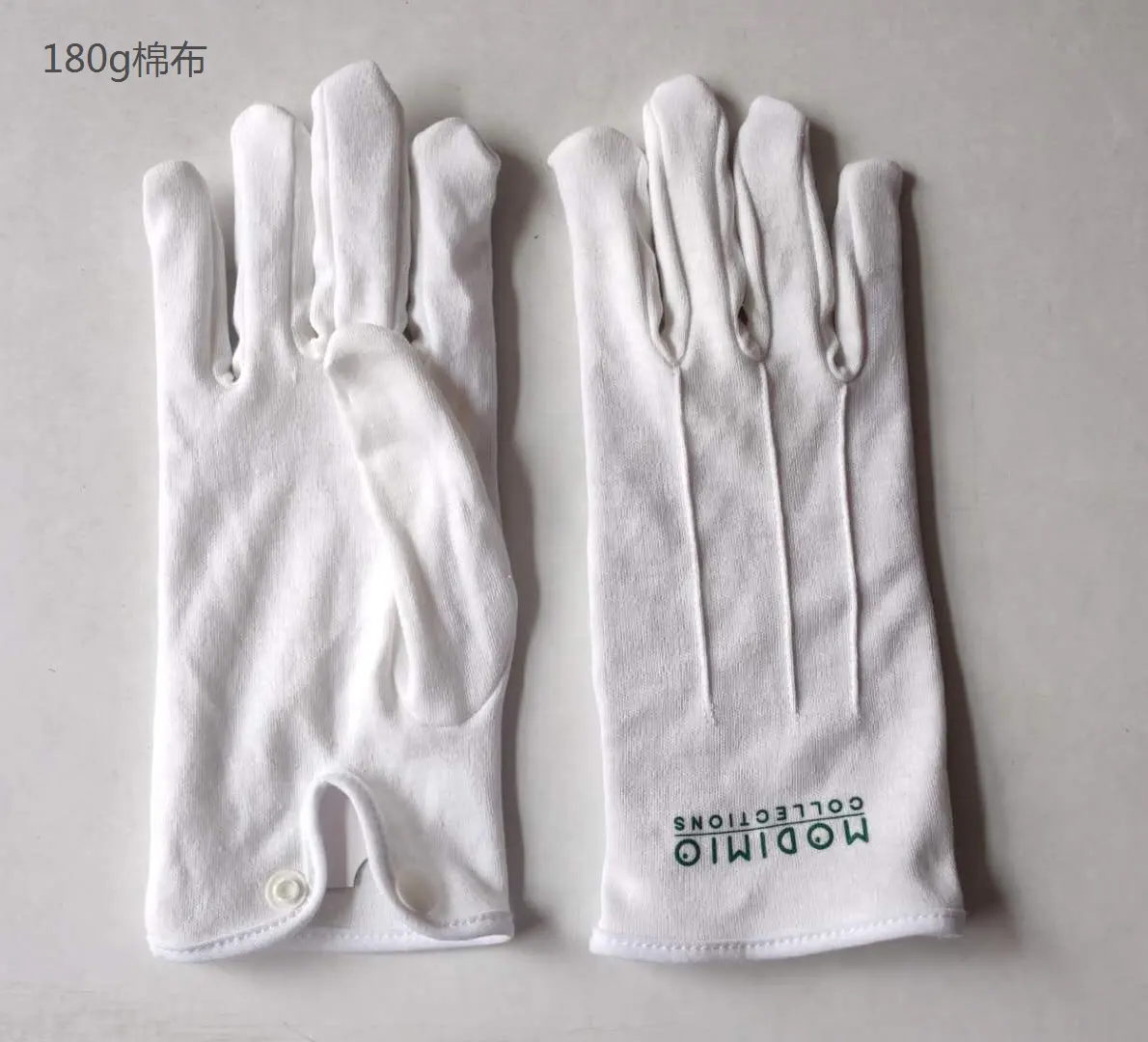 White Cotton fabric ESD gloves Wholesale White Cleaning Jewelry Silver cotton gloves