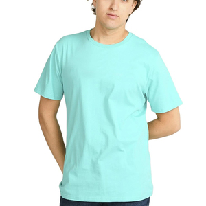 Custom Shirt 70% Bamboo 30% Cotton Fabric Bamboo Clothing Men's Plain Crew Neck Bamboo T-Shirt For Men