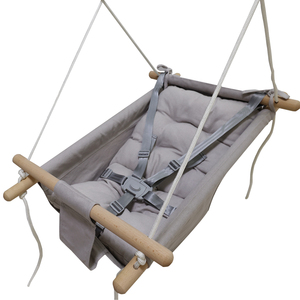 折りたたみ式木製サスペンション屋内外吊り椅子スイングセット - Product Image 4