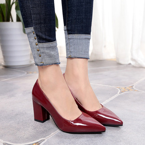 Scarpe da sposa con <span class=keywords><strong>tacco</strong></span> alto da <span class=keywords><strong>donna</strong></span> <span class=keywords><strong>sandali</strong></span> con <span class=keywords><strong>tacco</strong></span> alto da <span class=keywords><strong>donna</strong></span> con <span class=keywords><strong>tacco</strong></span> a punta Slip-on da lavoro - Product Image 4
