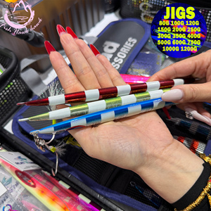 เหยื่อจิ๊กกิ้งแบบสโลว์พิทช์ 80 กรัม-1200 กรัม คุณภาพสูง สำหรับตกปลาทะเลและน้ำจืด ปลาใหญ่ เช่น ทูน่า ปลาแซลมอน ปลาสแนปเปอร์ - Product Image 5