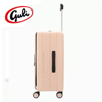 Ensemble de bagages rigides extensibles en PP, valise à ouverture frontale pour ordinateur portable avec poignée télescopique large en aluminium pour les voyages d'affaires