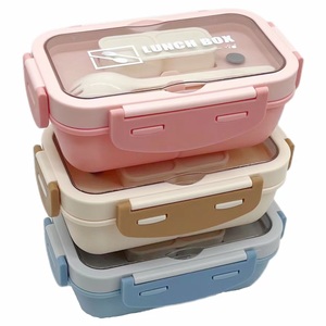 Japanese Style Student Lunch Box Food Grade Camping Bento Box
