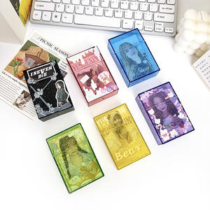 Confezione opp impermeabile tabacco personalizzato colorato pp trasparente glitter glow in plastica acrilica scura portasigarette flip-top - Product Image 1