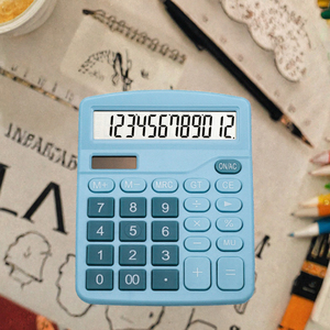 Calculatrice de bureau électronique vocale à 12 chiffres, alimentée par piles AAA, en plastique, haute esthétique, vente en gros - Product Image 3