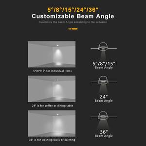 Trimless Sans Monture Plafond 75mm Encastré COB LED <span class=keywords><strong>Spot</strong></span> Down Light Bureau Commercial Maison Salon <span class=keywords><strong>Noir</strong></span> 7W 15W LED Spots - Product Image 6