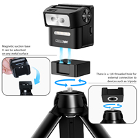 Flash Speedlite Medalight F2 Mini GN12 Profesional CCT 6200k400 para Cámaras Fuji - Control Remoto Inalámbrico Recargable