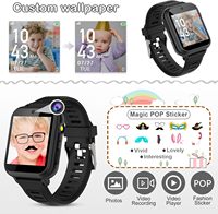 Montre connectée OEM pour enfants avec 39 jeux, caméra vidéo, réveil, calendrier, lampe torche, minuteur, podomètre, calculatrice, fonctions musicales