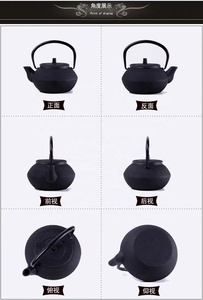 Théière en fonte de 300ml avec filtre en acier inoxydable/HOBNAIL CAST IRON Kettle Jug <span class=keywords><strong>Theiere</strong></span> Fonte - Product Image 5
