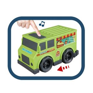 Coche de juguete de plástico verde más nuevo, camión de postre de pastel de fricción con pilas, gran oferta, vehículo de juguete de dibujos animados al por mayor - Product Image 2