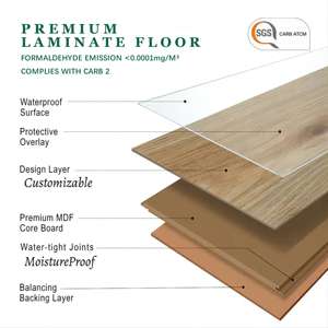 <span class=keywords><strong>Pavimento</strong></span> in legno massello in legno di quercia dal Design moderno resistente all'acqua <span class=keywords><strong>pavimento</strong></span> in legno per uso interno con <span class=keywords><strong>tipo</strong></span> di installazione Click - Product Image 6